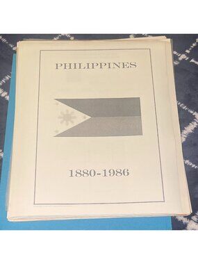 Vintage Philippines Stamp Collection 477 Postage Stamp 1888-1986 US Possessions